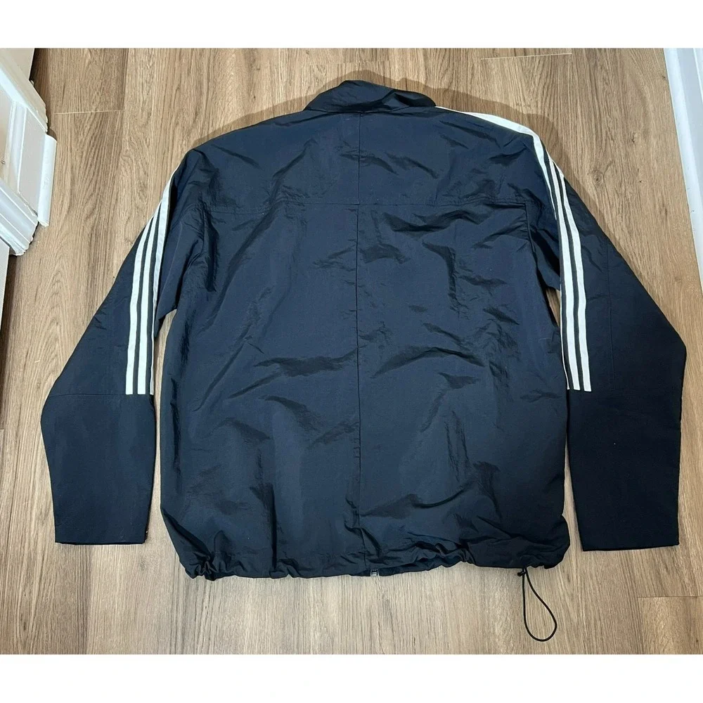 NWT Adidas NMD Track Jacket XL Black Full Zip 3 Stripe Streetwear‎